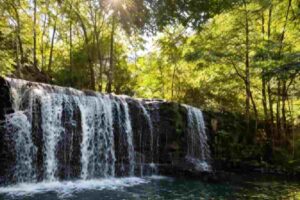 vista delle cascatelle di sarnano