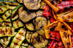 diverse verdure grigliate